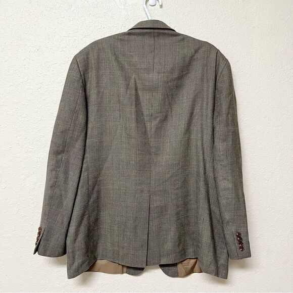 Lauren Ralph Lauren Green Label Blazer Sport Coat Size 48R Two Button Silk Wool - Picture 3 of 8